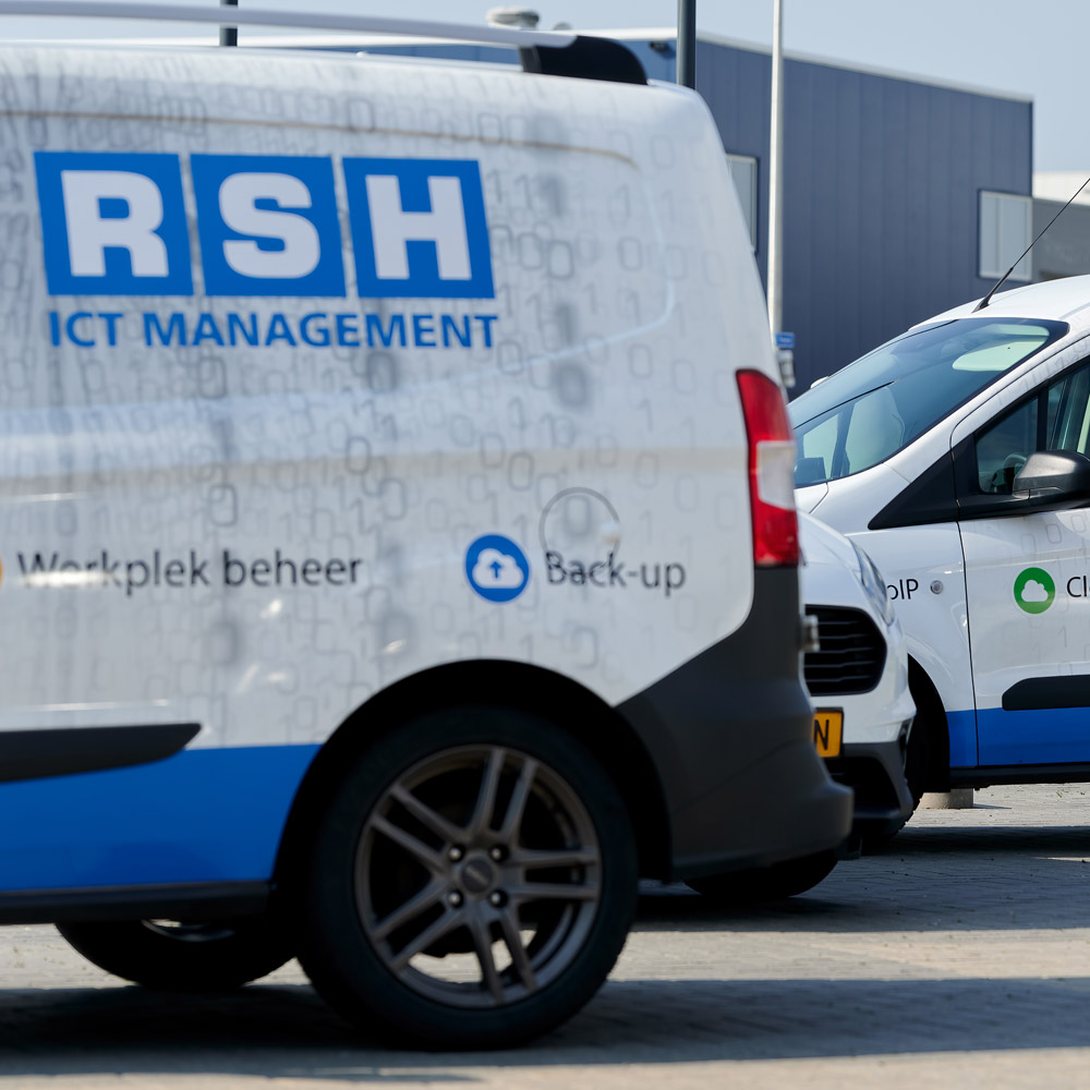 RSH ICT Management busjes op parkeerplaats