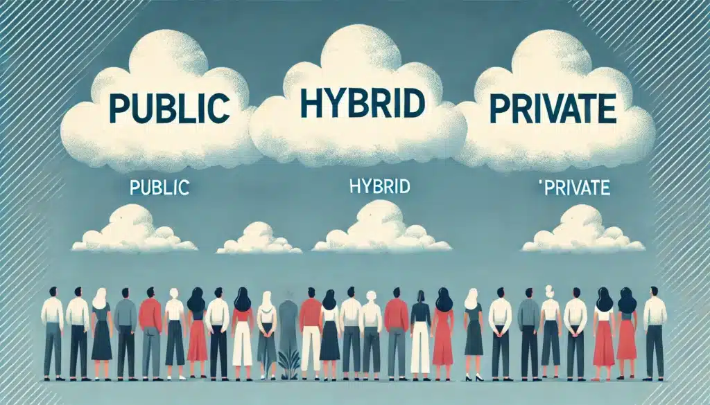 public hybrid private cloud